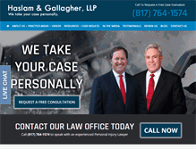 Tablet Screenshot of haslamgallagher.com